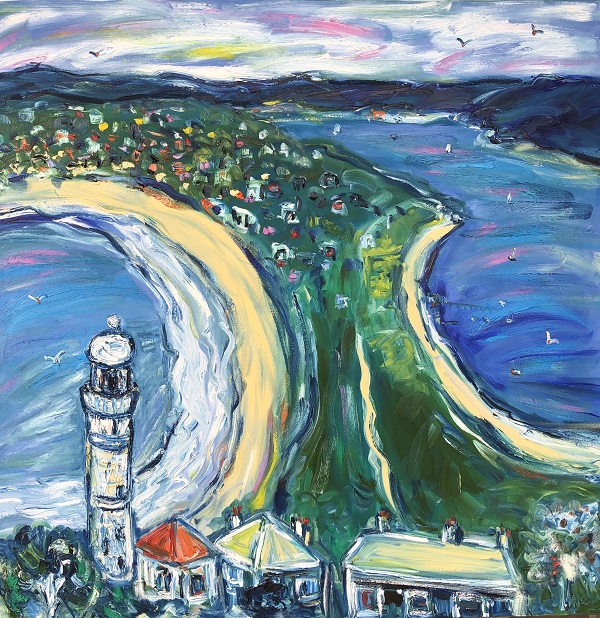 Palm Beach Lighthouse 110cm x 110cm